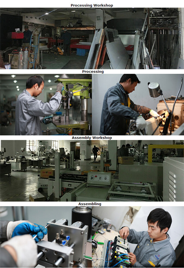 Behandling for produksjon av flaskemerkemaskiner med flate flasker